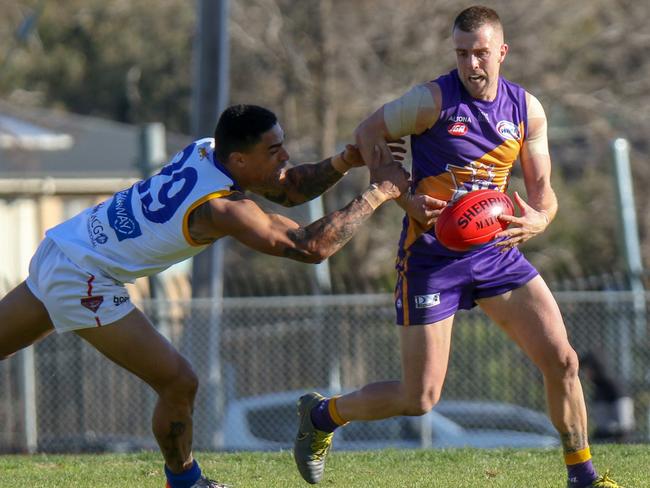 WRFL footy: Altona v Deer Park: Ben Norton in action for Altona. Picture: Cody Bench Photography