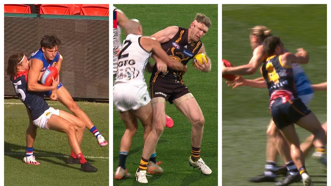 The Round 13 dangerous tackles.