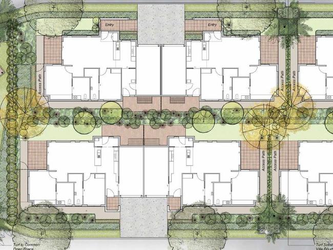 Concept designs for the proposed Oak Tree Seniors Village on Carrs Drive, Yamba.