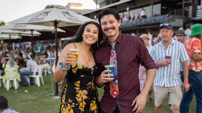 Natalie Hill and Jesse Yep at the 2023 Darwin Cup. Picture: Pema Tamang Pakhrin