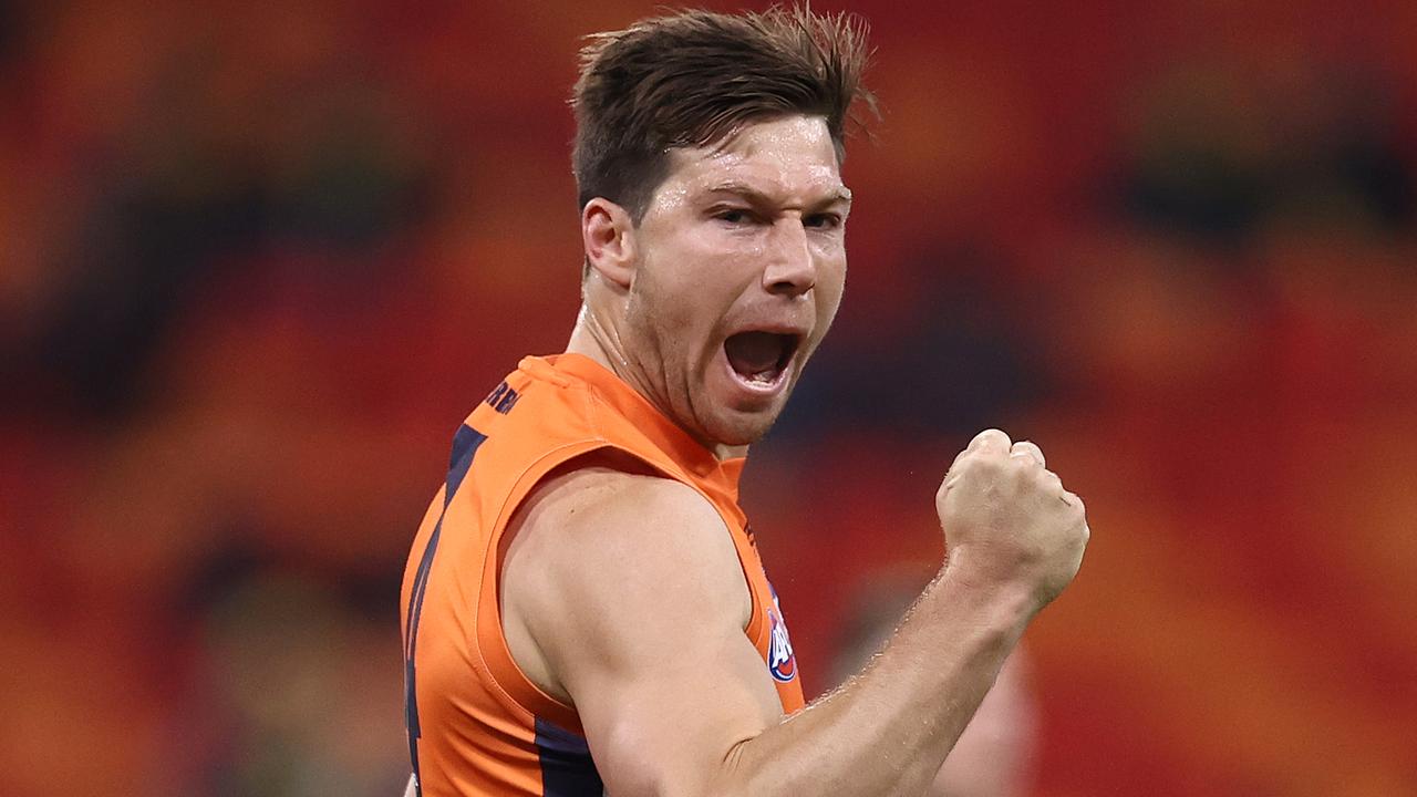 GWS Giants tiga kapten, Stephen Coniglio, Toby Greene, Josh Kelly, kelompok kepemimpinan, pengumuman, konferensi pers