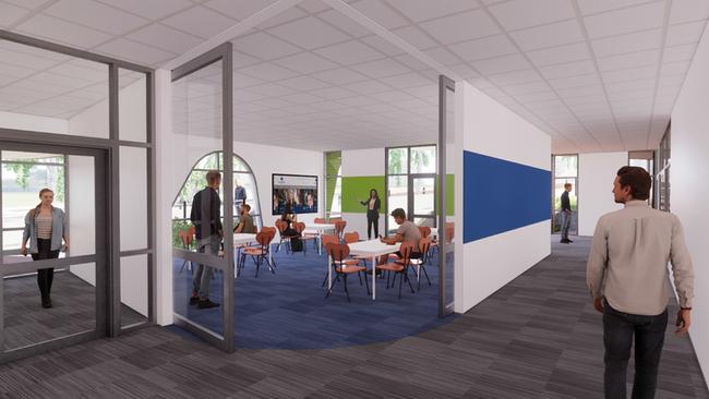 Concept image of one of the new teaching spaces.