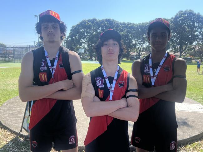 Zac Pentecost, David Greenhalgh and Benjamin Smith, Junior SEQ AFL grand finals, 2024