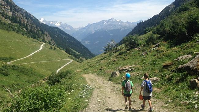 Hiking itineraries in the Alps : Summer walking & hiking Alps - Les 3  Vallées