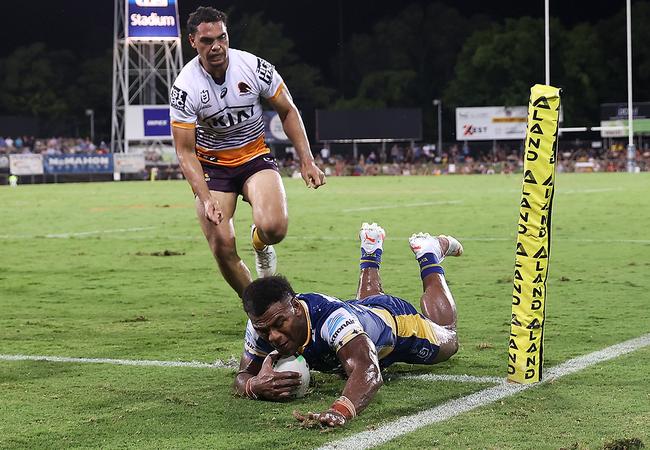 Maika Sivo of the Eels had a blinder (Photo by Mark Kolbe/Getty Images)