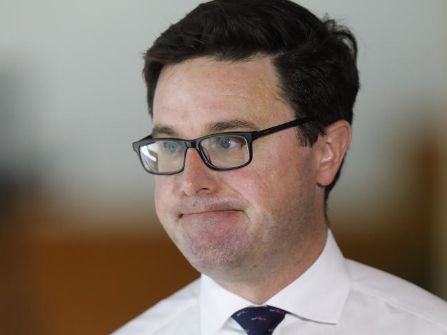 Agriculture Minister David Littleproud holds a press conference at Parliament House, Canberra. Picture by Sean Davey.