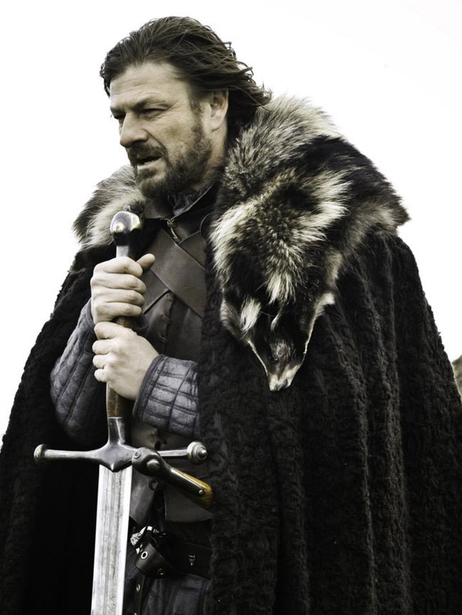 Sean Bean As Ned Stark.