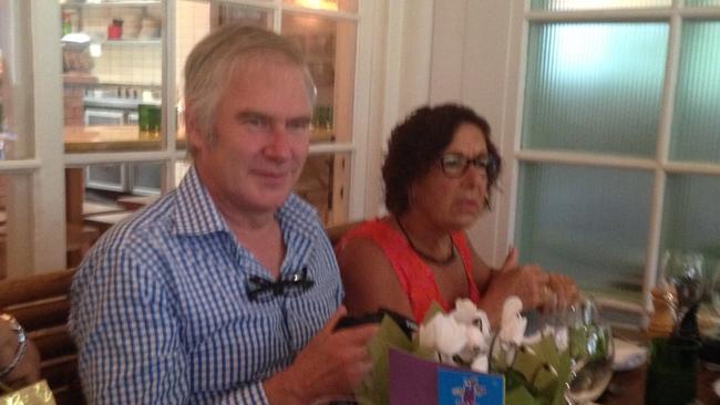 Michael Lawler and Ruth Coleman at David Rofe’s 82nd birthday party last year.