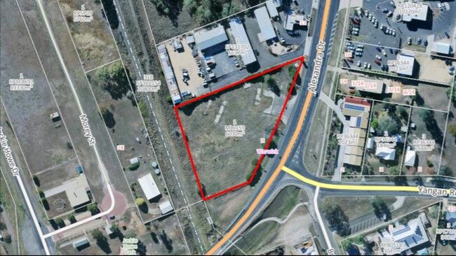 ON SITE: Location of the approved Alexandra Dr service station. Picture: SDRC