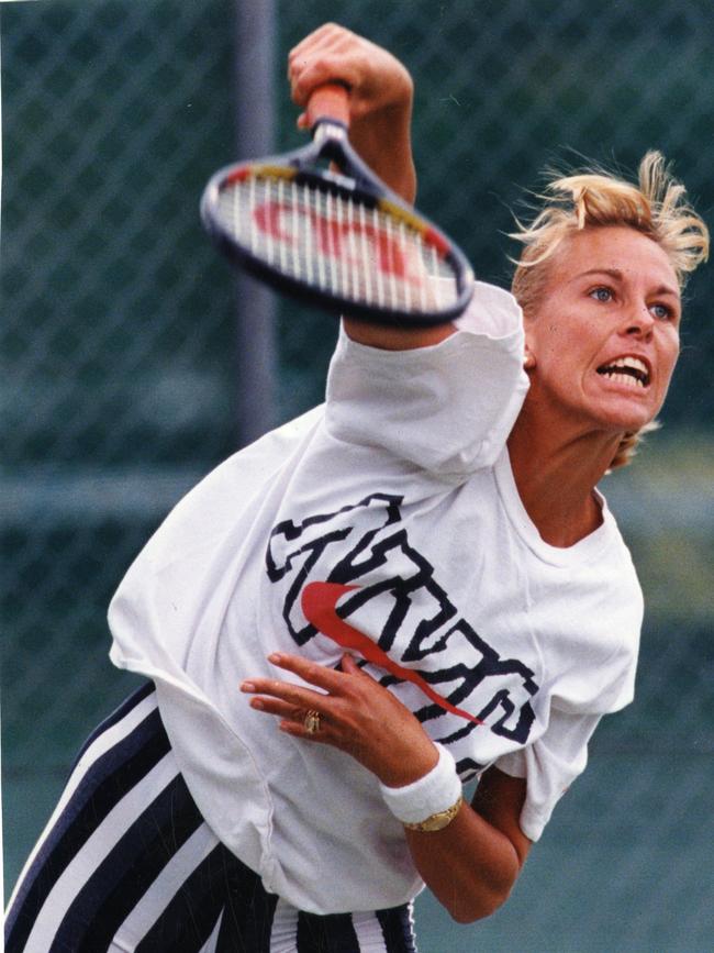 Nicole Bradtke won two grand slam mixed doubles titles.