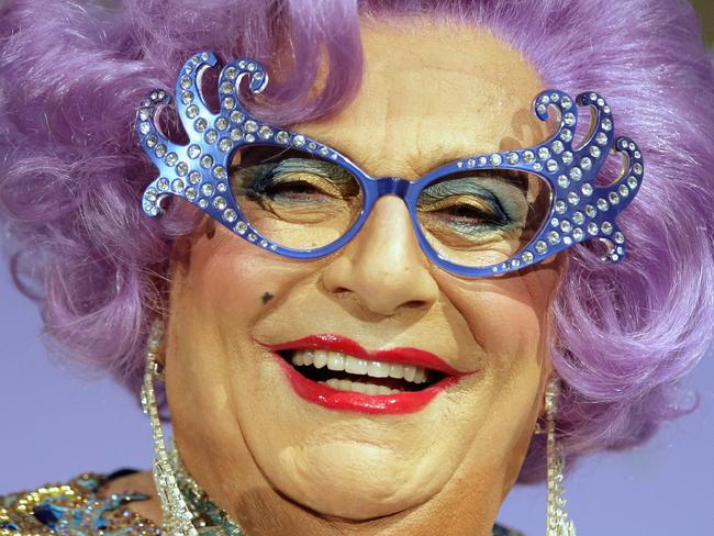 Barry Humphries’ character Dame Edna Everage. Picture: Getty