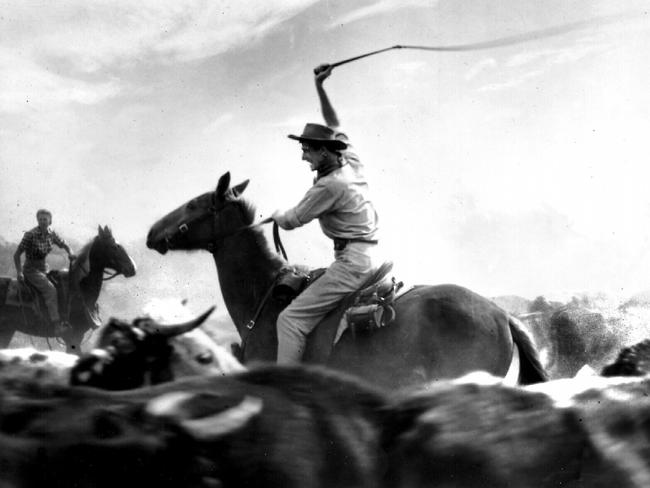 Scene from 1946 film The Overlanders.