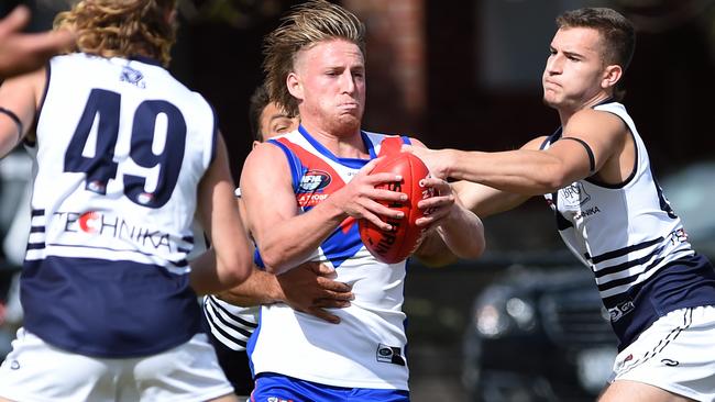 Max Dreher in action for West Preston-Lakeside. Picture: Steve Tanner