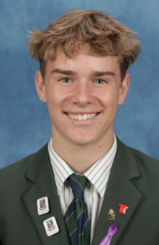 Sunshine Coast Grammar School Vice Captain Oscar Punter.