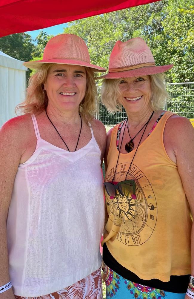 Jo Searle and Leona Kirby at the Noosa Alive festival on Sunday July 30, 2023.