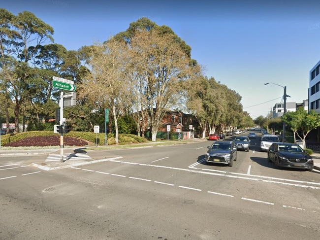 The incident happened on Robey St in Mascot. Picture: Google Maps