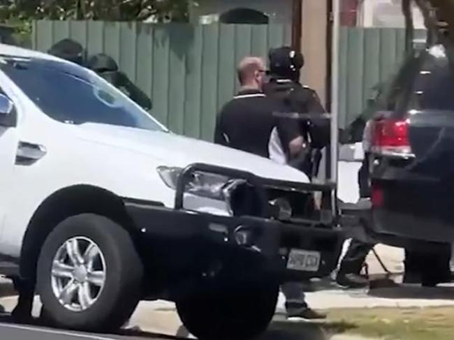 7NEWS can reveal a drug bust has gone horribly wrong in Adelaide’s west with STAR Group officers smashing their way into the wrong house, later realising they were meant to be raiding the home next door. Picture: 7 NEWS