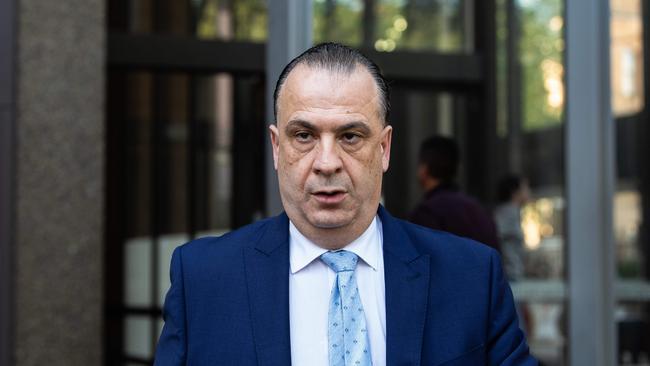 Peter V’landys leaving the Federal Court of Australia, Sydney, Sydney. Picture: NCA NewsWire / James Gourley