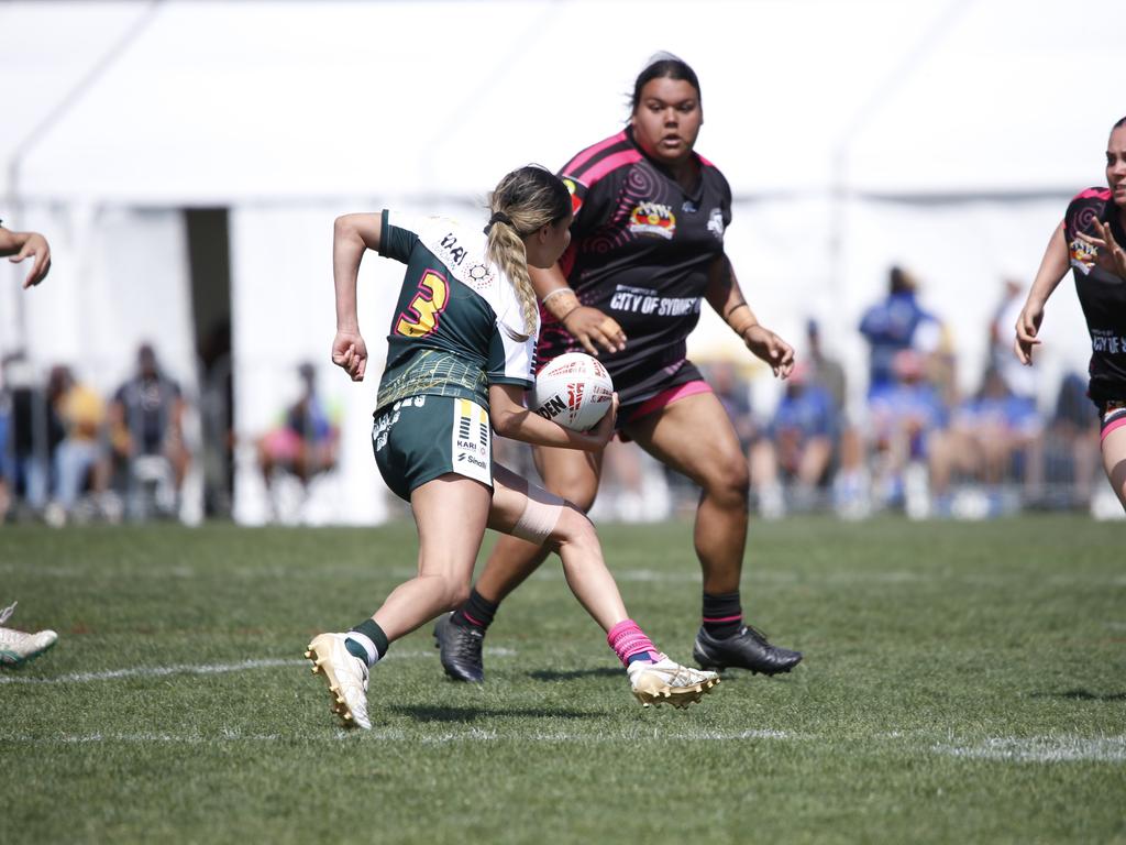 Koori Knockout - Day 4 Womens GF Redfern All Blacks v Bourke Warriors Monday, 7 October 2024 Hereford St, Bathurst NSW 2795, Australia, Picture Warren Gannon Photography