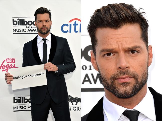 Ricky Martin arrives for the 2014 Billboard Music Awards in Las Vegas. Pictures: Getty