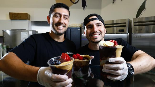 Oakberry Acai wants to roll out its products into supermarkets across the country. Picture: Brendan Radke