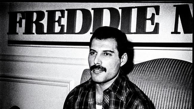 Freddie Mercury hanging out in Sydney in 1985. Picture: Wendy McDougall