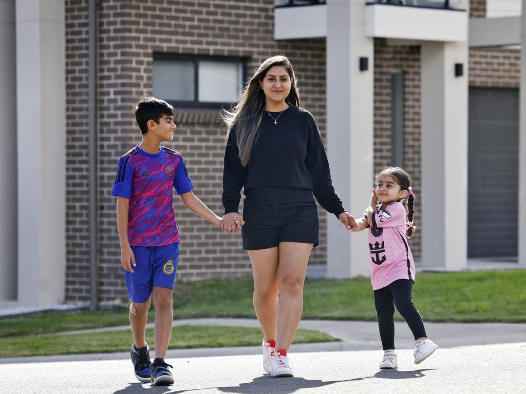 Megha is worried not only about the area’s lack of schools, but also its lack of leisure facilities and congested roads. Picture: Sam Ruttyn