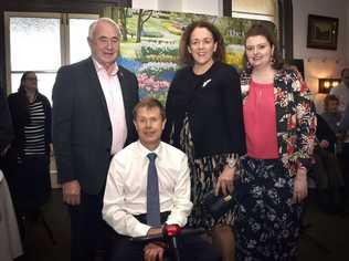 At the launch of The Chronicle Garden Competition yesterday are (from left) Toowoomba Regional Council Mayor Paul Antonio, USQ director of marketing Helen Nolan, garden competition co-ordinator Letitia Robarts and The Chronicle regional general manager Rohan Gosstray. Picture: Bev Lacey