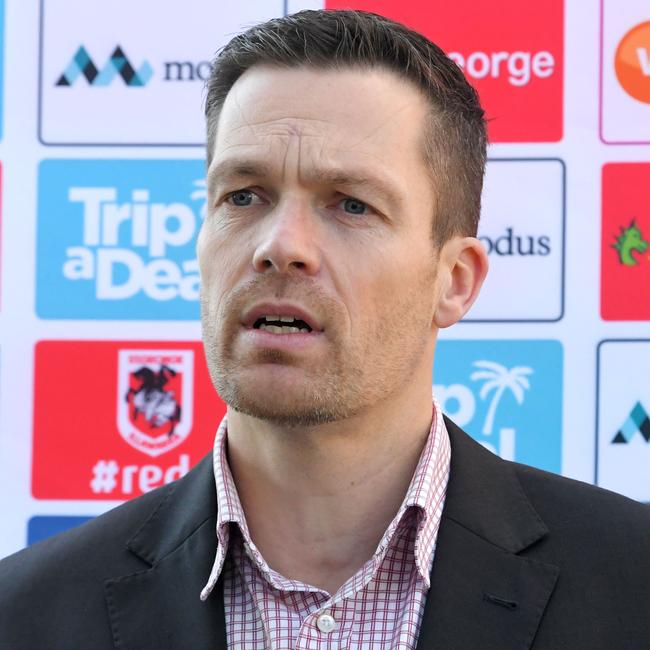 St George Illawarra CEO Ryan Webb was instrumental in Sloan’s decision.