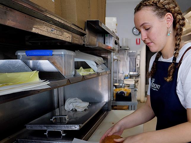 Top trainee cooks up career with enviable work ethic