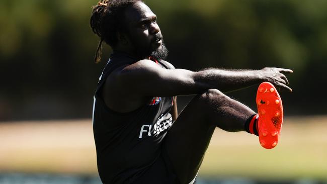 Anthony McDonald-Tipungwuti has been steadily rebuilding his fitness. Picture: Michael Willson/AFL Photos via Getty Images