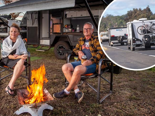 $1.3b juggernaut: Grey nomads flee southern states for Qld