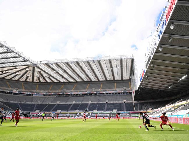 A general view of St James' Park in Newcastle-upon-Tyne. (Photo by Laurence Griffiths/AFP)