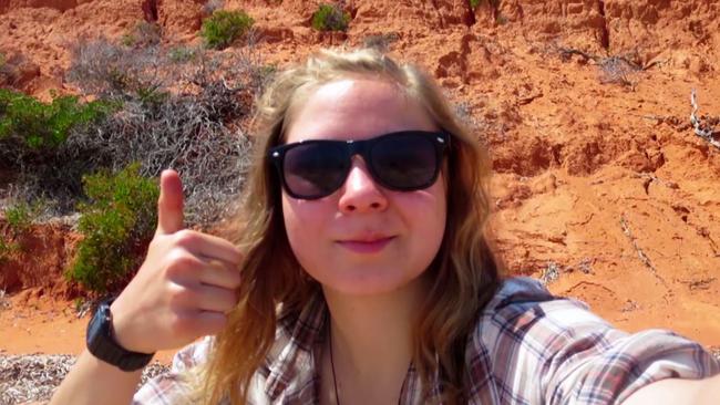 German backpacker Lena Rabente also survived Roman Heinze’s Salt Creek kidnapping in February 2016. Picture: 60 Minutes