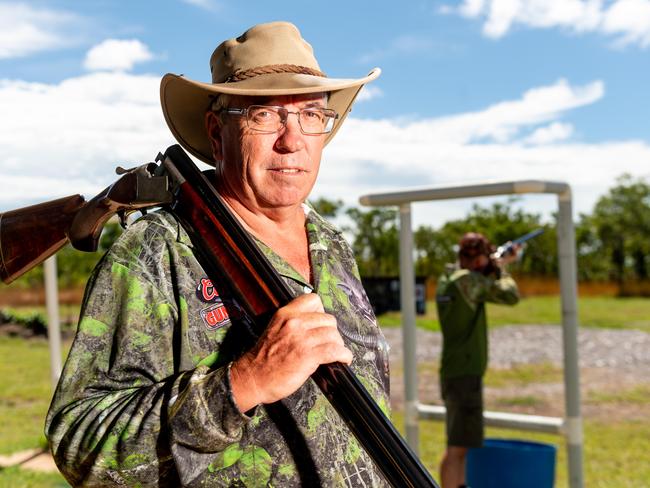 Bart Irwin is questioning why local shooters can't go to practice and competitions when it's a solitary, non-contact sport.Picture: Che Chorley