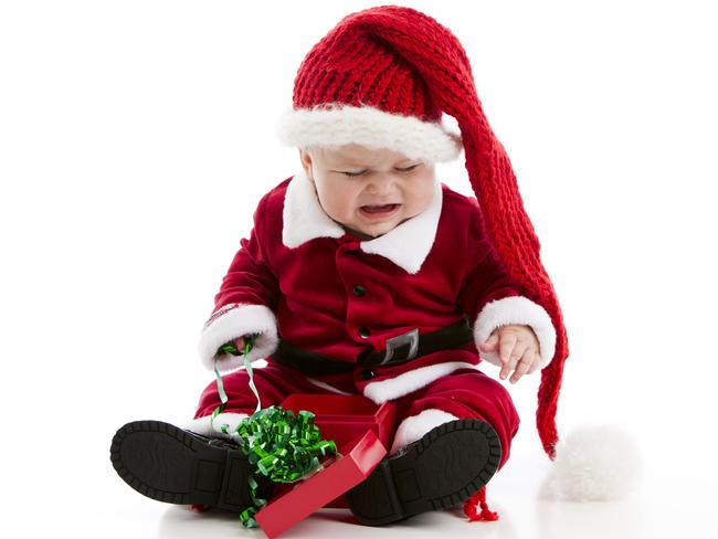 My First Christmas photo packages with Santa are designed specially for the little ones. Picture: stock photo