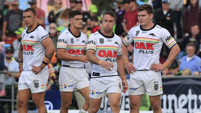 Penrith’s tough start to the season continued against the Green Machine. (Photo by Mark Evans/Getty Images)