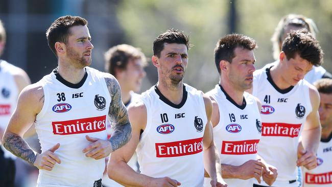 Scott Pendlebury will lead the Pies into a grand final eight years after tasting premiership success. Pic: Getty Images