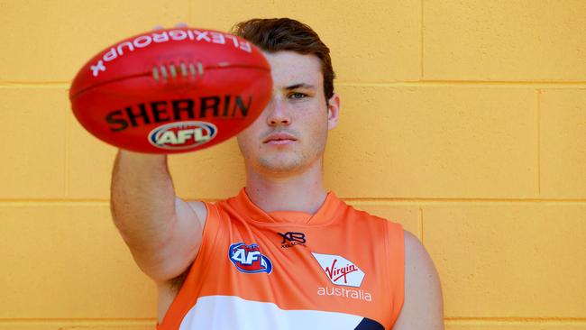 Youn Giants ruckman Kieren Briggs. Picture: AAP