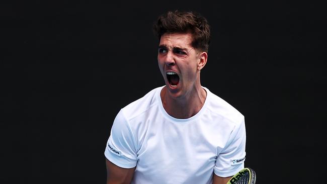 Thanasi Kokkinakis proved he can match it with the world’s best.