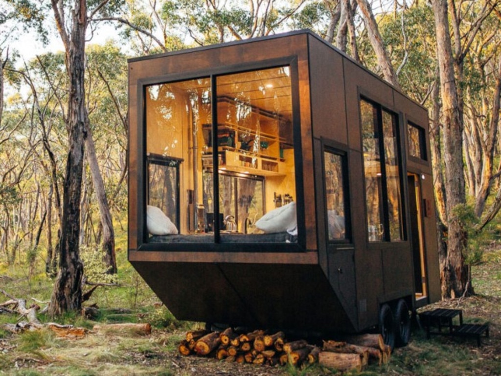 The Jude cabin in the Adelaide Hills. Picture: Cabn