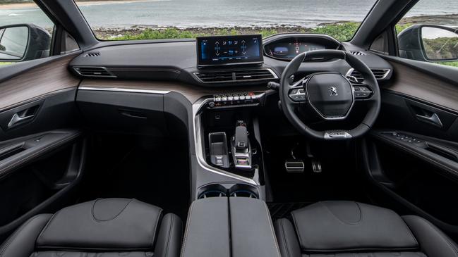 Inside the Peugeot 3008 GT Sport cabin are a range of slick and modern features.