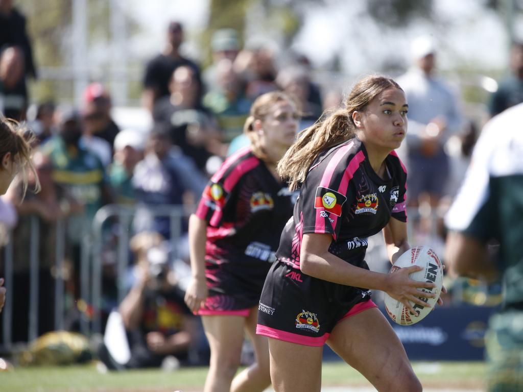 Koori Knockout - Day 4 Womens GF Redfern All Blacks v Bourke Warriors Monday, 7 October 2024 Hereford St, Bathurst NSW 2795, Australia, Picture Warren Gannon Photography