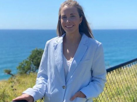 Jacqui Scruby, the teal community independent community candidate for Pittwater at the March 2023 NSW election. Picture: ABC News