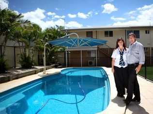 Kelly Goddins and John Neumann at a Gracemere property they are buying. Photo Allan Reinikka / The Morning Bulletin. Picture: Allan Reinikka