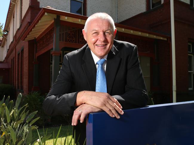 Former homicide squad detective Ron Iddles after being awarded a Medal of the Order of Australia. Picture: Alex Coppel