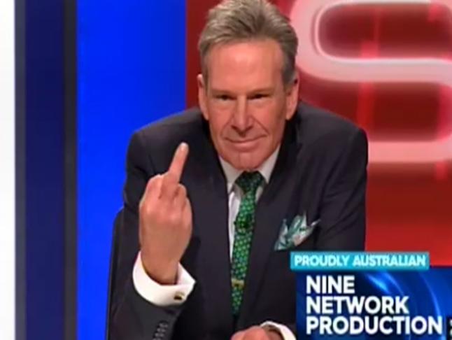 Sam Newman at the end of the Footy Show 20.7.2017