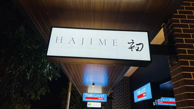 New Wynnum Japanese restaurant, Hajime.