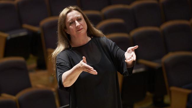 Simone Young conducts the Sydney Symphony Orchestra. Picture: Jay Patel