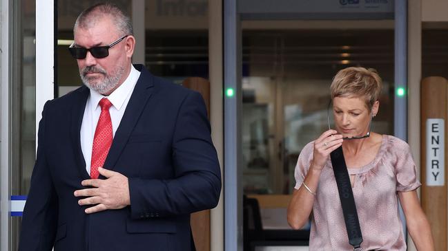 Police officers Martin Heath Hunter and Ann Elizabeth Johnson, who are charged with misconduct in relation to Public Office. Picture: Liam Kidston